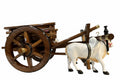 Teak Wooden Bullock Cart - Medium size